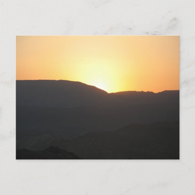 Carte Postale Masada Sunrise - Customisé (Devant)
