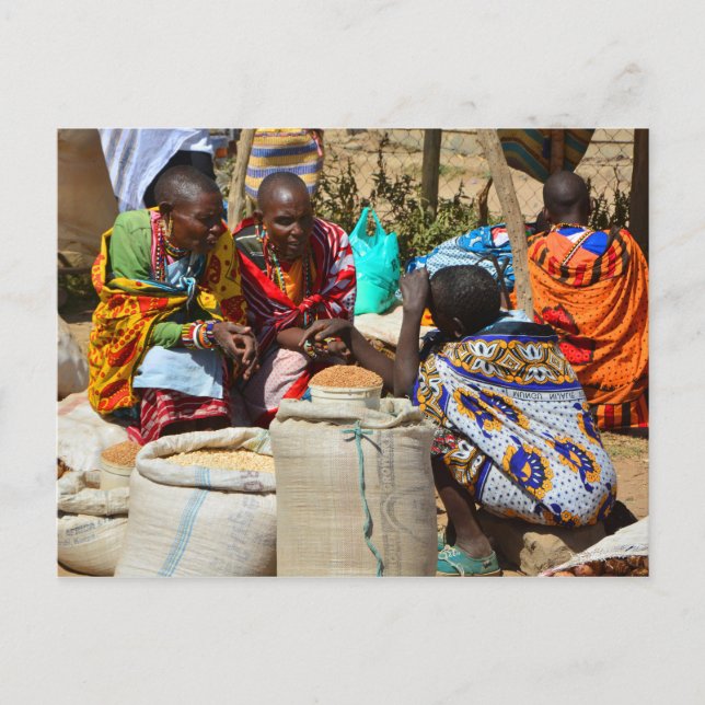 Carte Postale Masaï (Devant)