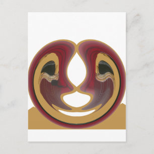 Carte Postale Masai Tribal Whirt Art Imprimer