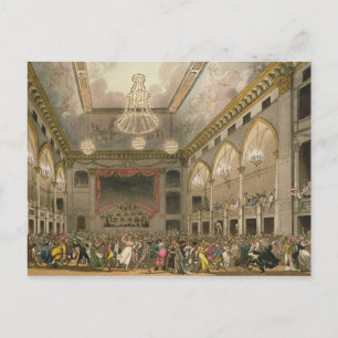 Carte Postale Mascarade de Panthéon du microcosme Ackermann