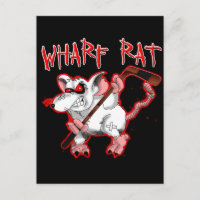 Mascotte de caricature de Wharf Rat