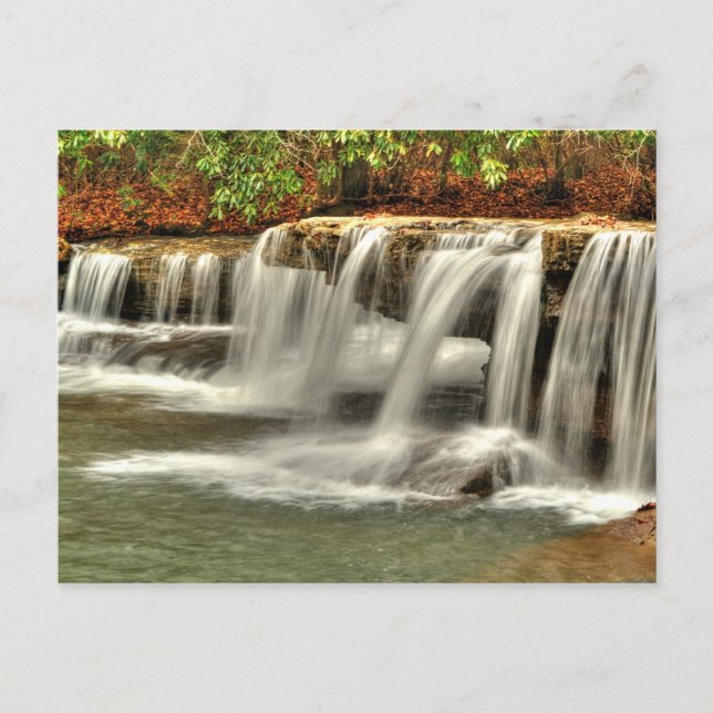 Carte Postale Mash Fork Falls, Virginie-Occidentale (Devant)