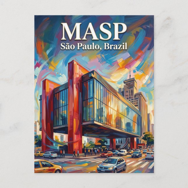 Carte Postale MASP Brésil (Devant)