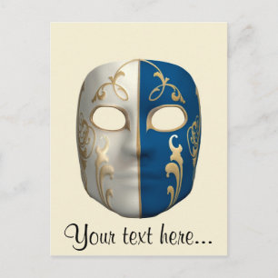 Carte Postale Masque de Carnaval