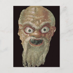 Carte Postale Masque de théâtre, Wall Est, Oecus 5, 60-50 av.