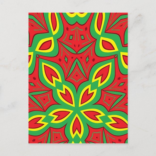 Carte Postale Masque Diabolique Ken Gage Art (Devant)