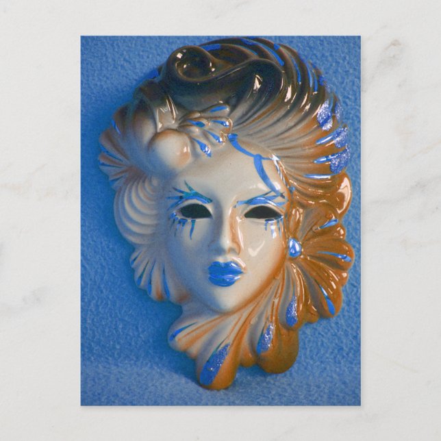 Carte Postale Masque du Carnaval de Venise (Devant)