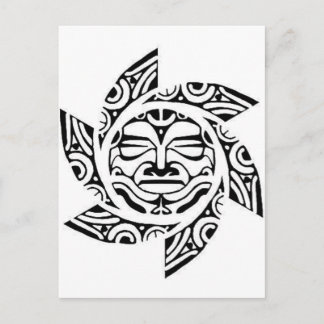 Carte Postale Masque maori