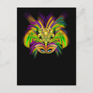 Carte Postale Masque-Mardi-Gras-La-Reine-V-2