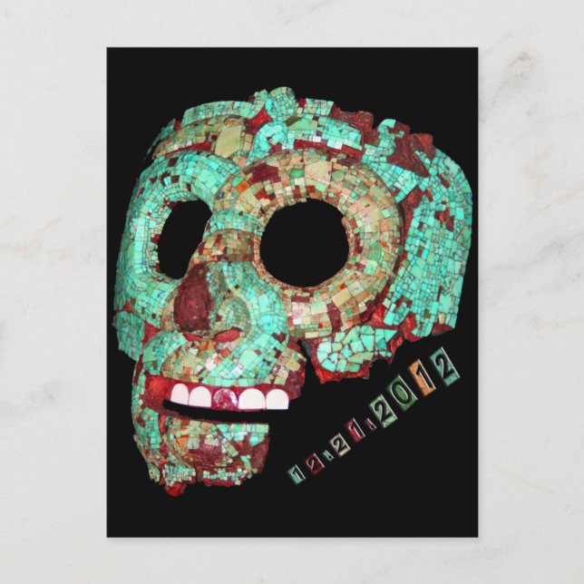 Carte Postale Masque maya-2012 (Devant)