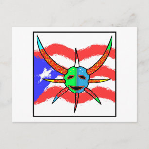 Carte Postale masque vejigante