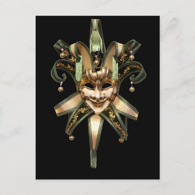 Carte Postale Masque vénitien (Devant)