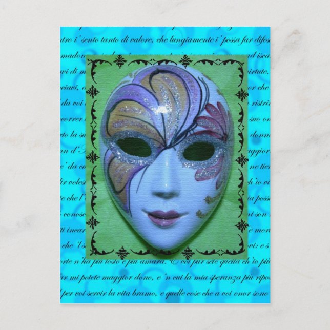 Carte Postale Masque vénitien 2 (Devant)