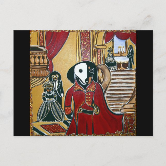 CARTE POSTALE MASQUERADE DOXIE (Devant)