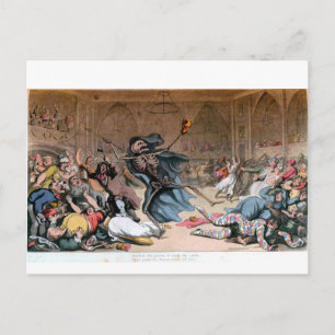 Carte Postale Masquerade of the Living postcard