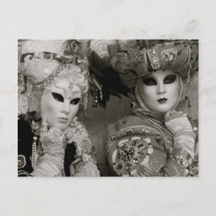Carte Postale Masques Carnaval Venezia I