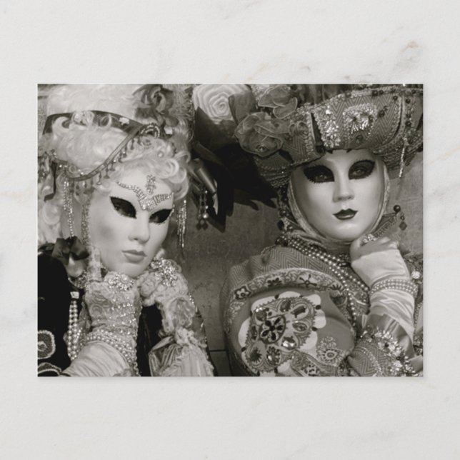 Carte Postale Masques Carnaval Venezia I (Devant)