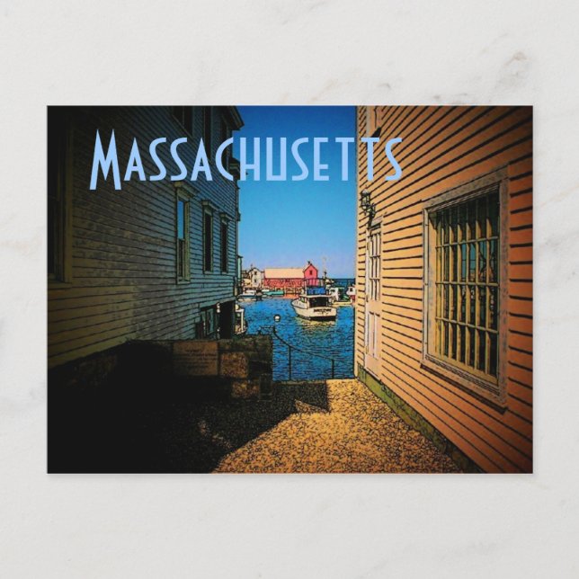 Carte postale Massachusetts (Devant)