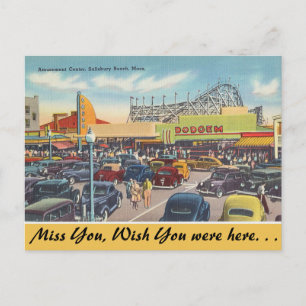 Carte Postale Massachusetts Amusement Centre, Salisbury Beach