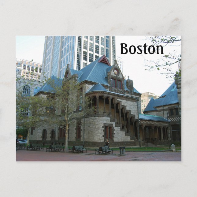 Carte Postale Massachusetts de Boston (Devant)