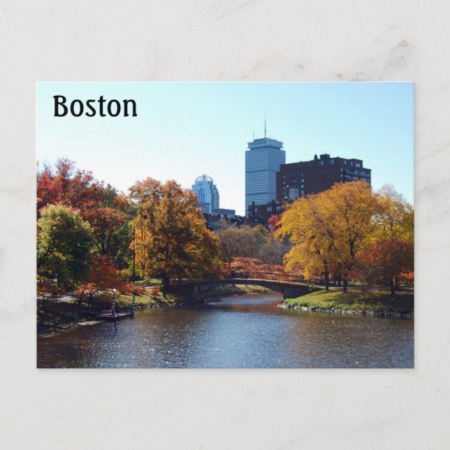 Carte Postale Massachusetts de Boston (Devant)