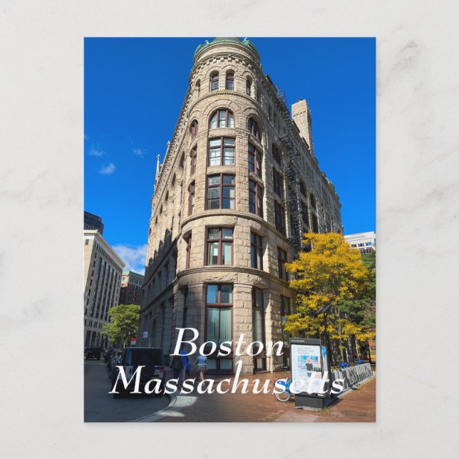 Carte Postale Massachusetts de Boston (Devant)