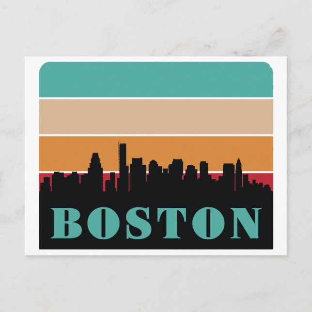 Carte Postale Massachusetts de Boston (Devant)