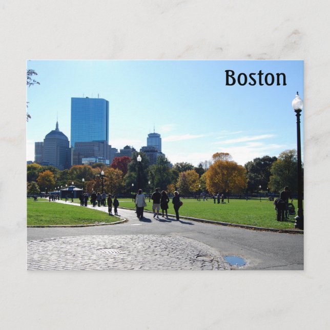 Carte Postale Massachusetts de Boston (Devant)