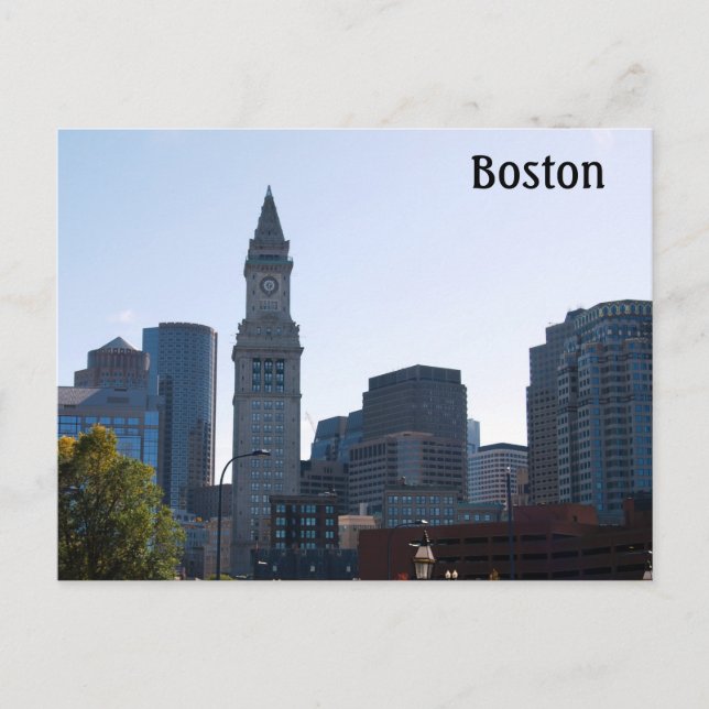 Carte Postale Massachusetts de Boston (Devant)