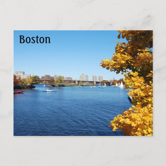 Carte Postale Massachusetts de Boston (Devant)