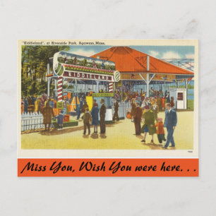 Carte Postale Massachusetts, Riverside Park, Agawam