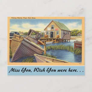 Carte Postale Massachusetts, Shanty, Cape Cod