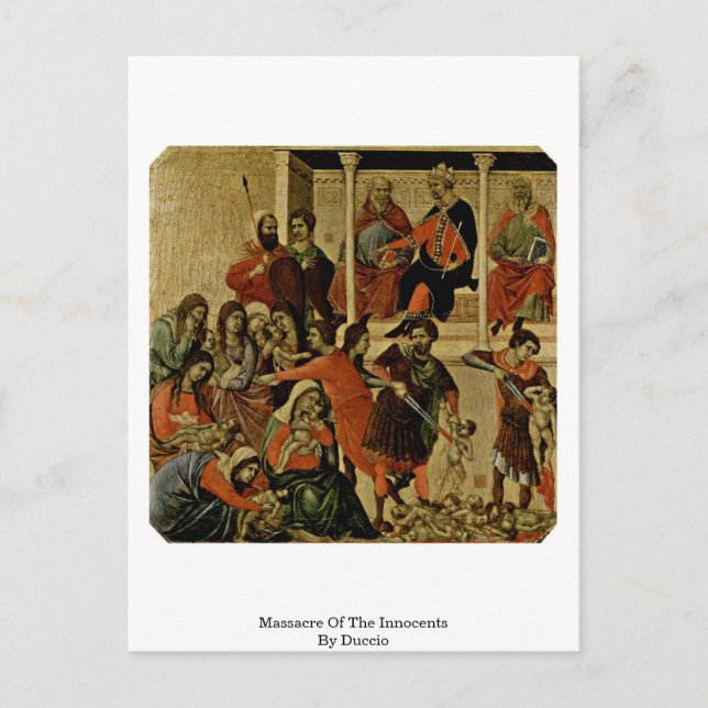 Carte Postale Massacre Des Innocents Par Duccio (Devant)