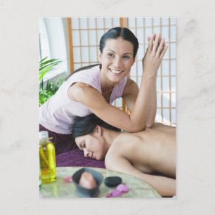 Carte Postale Massage au spa 2
