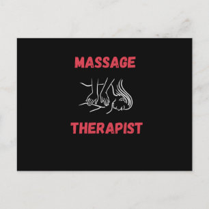Carte Postale Massage du thérapeute