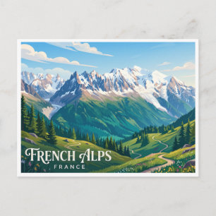 Carte Postale Massif du Mont-Blanc Chamonix France