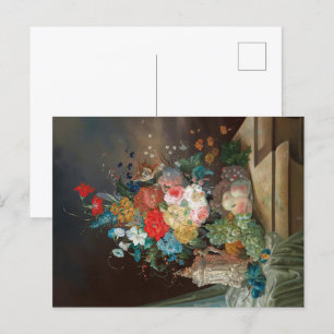 Carte Postale Massive Still Life : Fleurs & Fruits Postcard