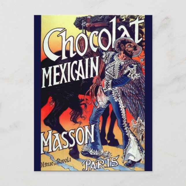 Carte Postale Masson Mexican Chocolate Vintage Ad (Devant)