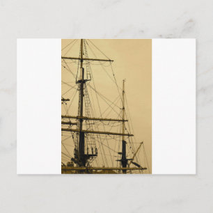 Carte Postale Mast des navires