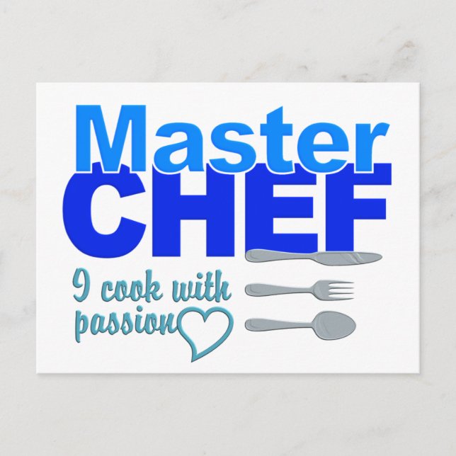 Carte postale Master Chef (Devant)