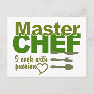 Carte postale Master Chef