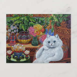 Carte Postale "Master of Cat College" de Louis Wain