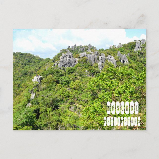 Carte Postale Masungi en Baras, Rizal (Devant)