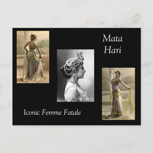 Carte Postale Mata Hari (Devant)