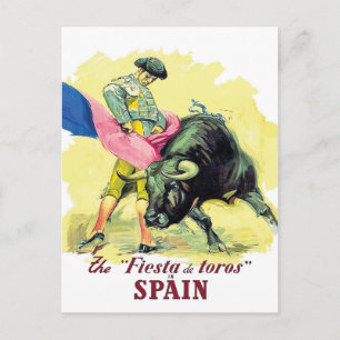 Carte Postale Matador tauromachie, fiesta de toros, Espagne