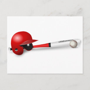 Carte Postale Match de baseball à domicile Équipe Entraîneur Spo
