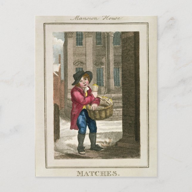 Carte Postale Matches, Maison de Maisons (Devant)