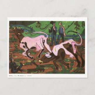 Carte Postale Matelas au printemps par Ernst Ludwig Kirchner