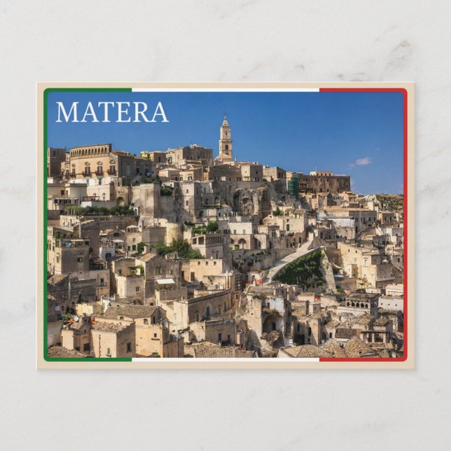 Carte Postale Matera - Italie (Devant)