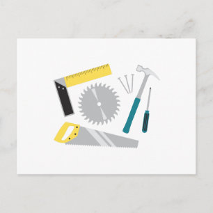 Carte Postale Matériel de construction